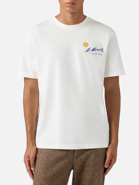 Winter-Baumwoll-T-Shirt Arnott mit St. Moritz-Print | ST. MORITZ TOP OF THE WORLD SPECIAL EDITION