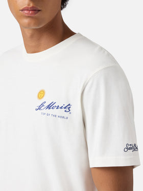 Winter-Baumwoll-T-Shirt Arnott mit St. Moritz-Print | ST. MORITZ TOP OF THE WORLD SPECIAL EDITION