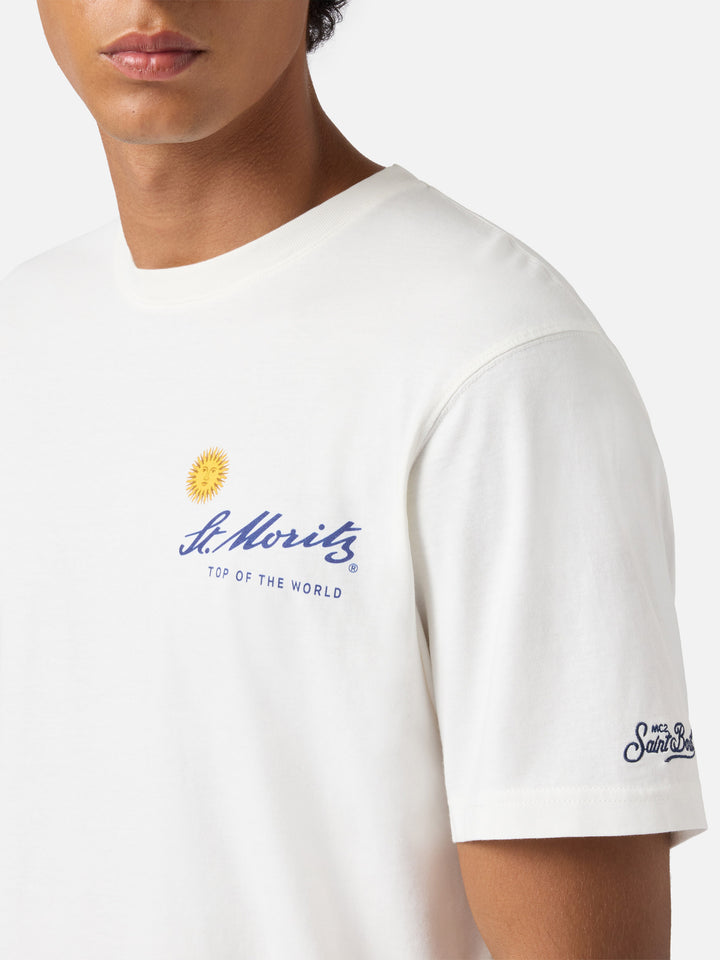 Winter-Baumwoll-T-Shirt Arnott mit St. Moritz-Print | ST. MORITZ TOP OF THE WORLD SPECIAL EDITION