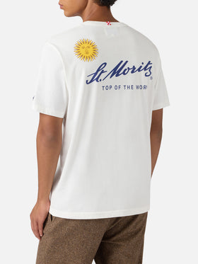 Winter-Baumwoll-T-Shirt Arnott mit St. Moritz-Print | ST. MORITZ TOP OF THE WORLD SPECIAL EDITION