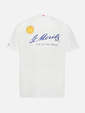 Winter-Baumwoll-T-Shirt Arnott mit St. Moritz-Print | ST. MORITZ TOP OF THE WORLD SPECIAL EDITION