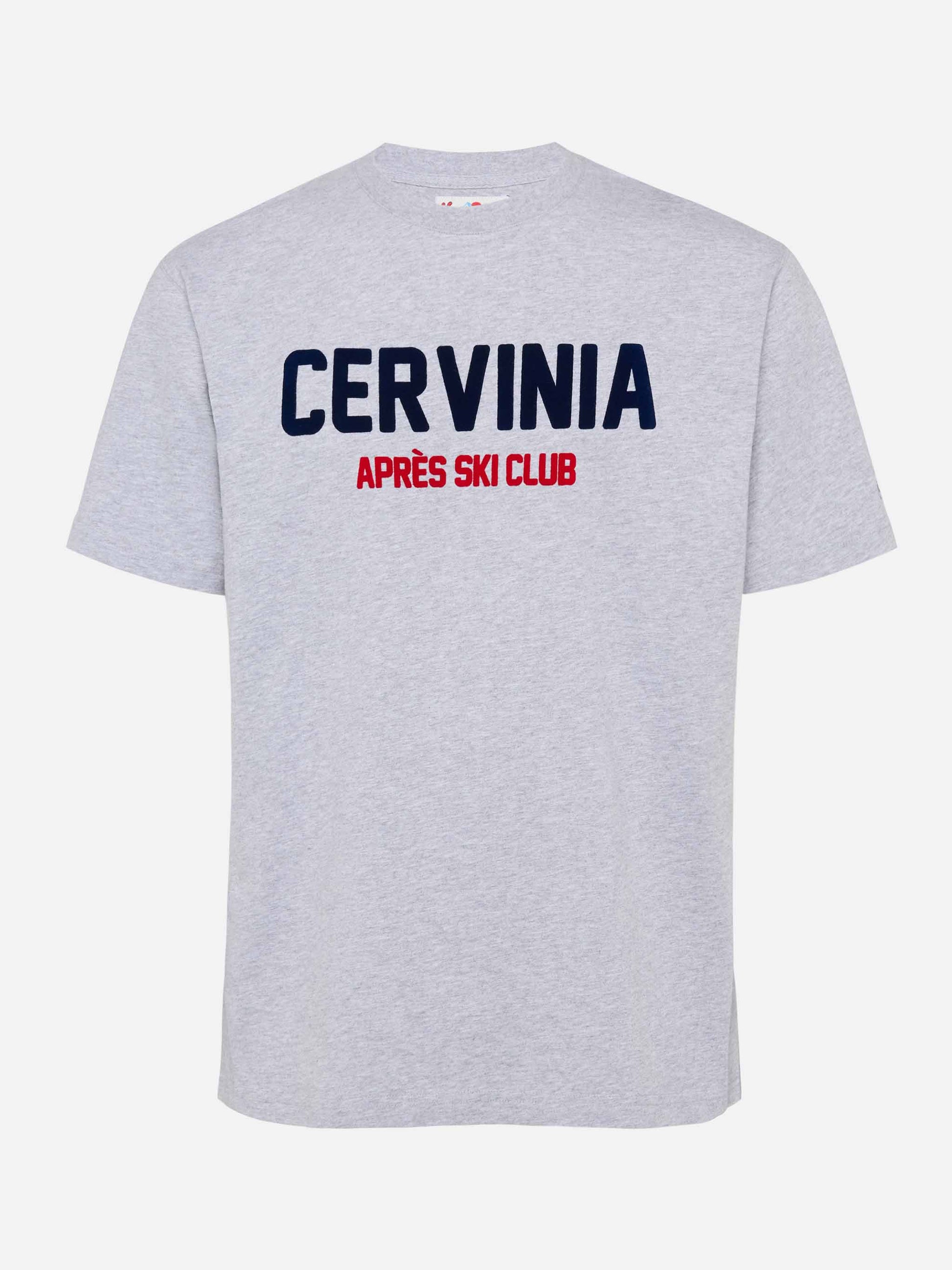 Winter cotton t-shirt Arnott with Cervinia Aprés Ski print - MC2 Saint Barth