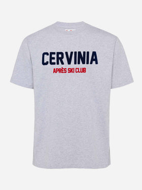 Winter cotton t-shirt Arnott with Cervinia Aprés Ski print - MC2 Saint Barth