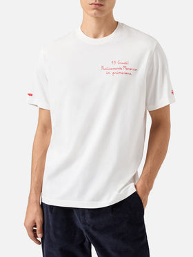 Camiseta invernal de algodón Arnott con bordado Praticamente Marocco... | YUPPIES SPECIAL EDITION 