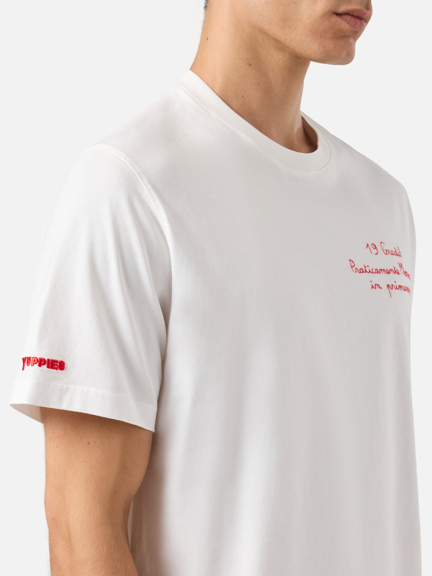 Camiseta invernal de algodón Arnott con bordado Praticamente Marocco... | YUPPIES SPECIAL EDITION 