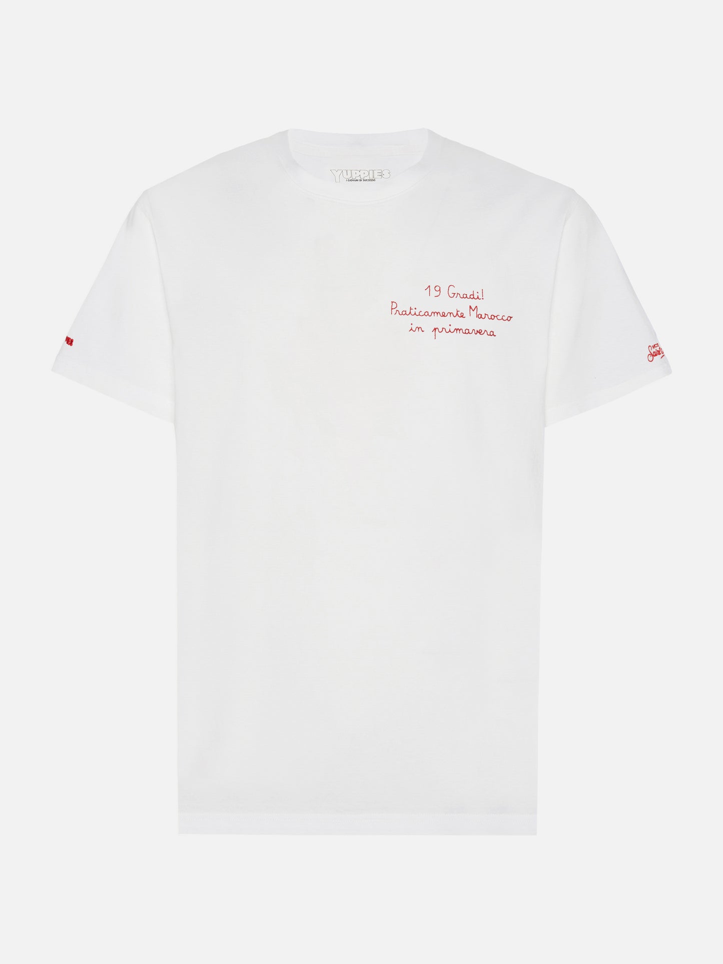 Camiseta invernal de algodón Arnott con bordado Praticamente Marocco... | YUPPIES SPECIAL EDITION 