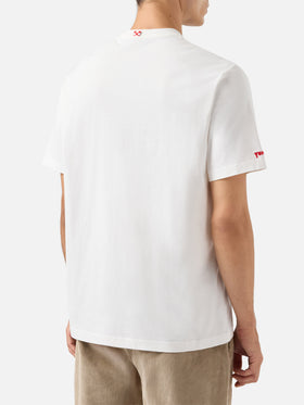 Arnott Baumwoll-T-Shirt mit Stickerei „Moglie in vacanza“ | YUPPIES SPECIAL EDITION