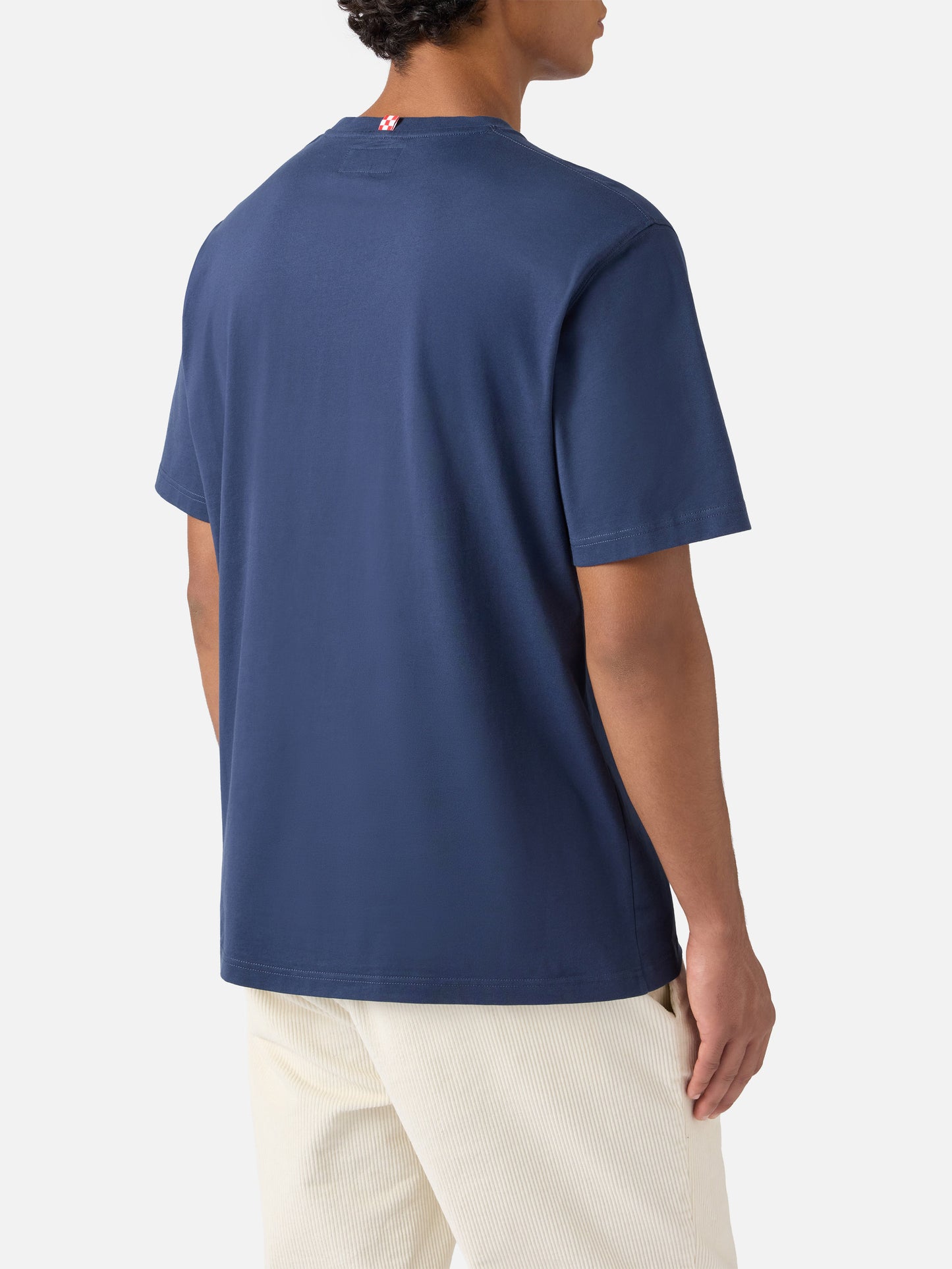 Blaues Arnott Baumwoll-T-Shirt mit „Snoopy My life is complicated“-Stickerei | PEANUTS SPECIAL EDITION 