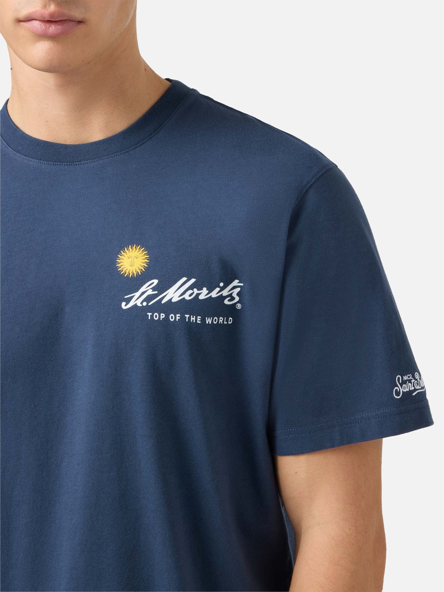 Winter-Baumwoll-T-Shirt Arnott mit St. Moritz-Print | ST. MORITZ TOP OF THE WORLD SPECIAL EDITION