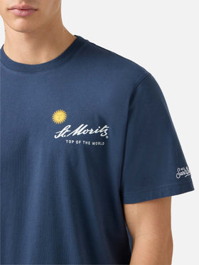 Winter-Baumwoll-T-Shirt Arnott mit St. Moritz-Print | ST. MORITZ TOP OF THE WORLD SPECIAL EDITION