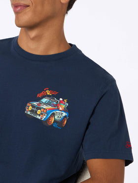 Man heavy cotton t-shirt Arnott with Crypto Paperally print | CRYPTOPUPPETS SPECIAL EDITION - MC2 Saint Barth