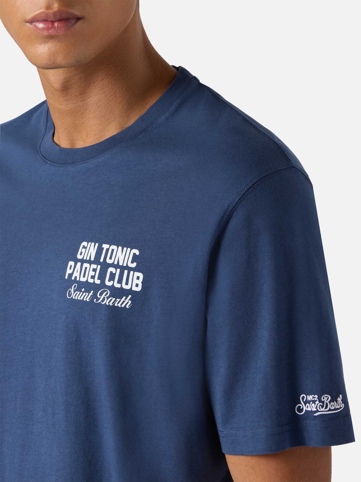 Arnott T-Shirt aus Baumwolle mit Gin Tonic Cocktail Padel Club-Print 