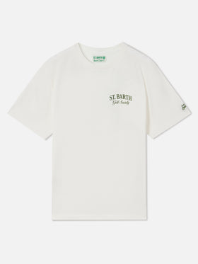 Arnott t-shirt in white with St. Barth Golf Society print