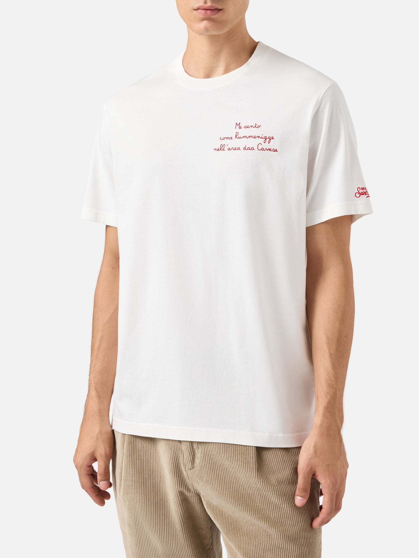 Winter-Baumwoll-T-Shirt Arnott mit Come Rumenigge... Stickerei | YUPPIES SPECIAL EDITION