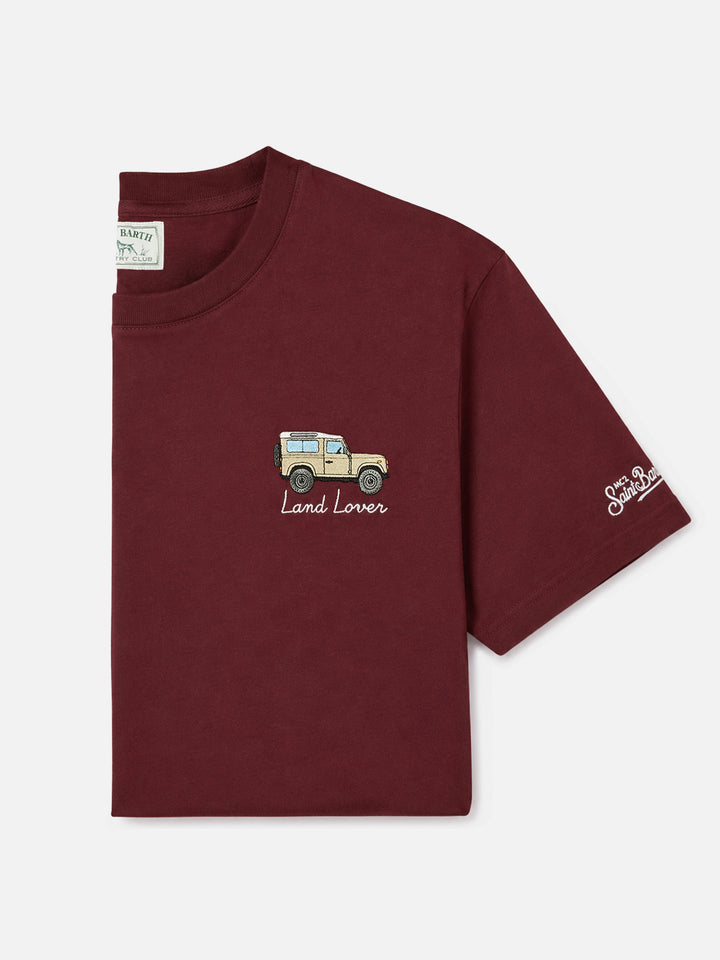 Arnott T-shirt chaud bordeaux avec broderie Land Lover 