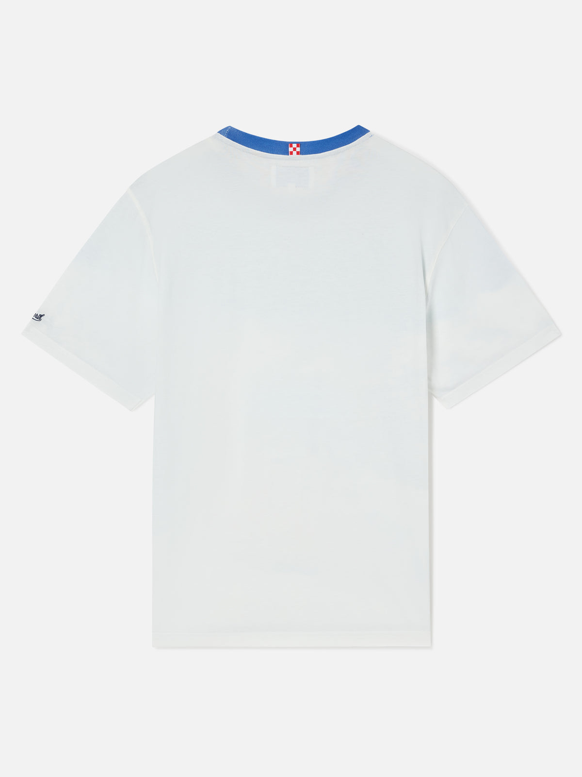 T-shirt bianca in cotone Arnott Warm con stampa all over | Special edition