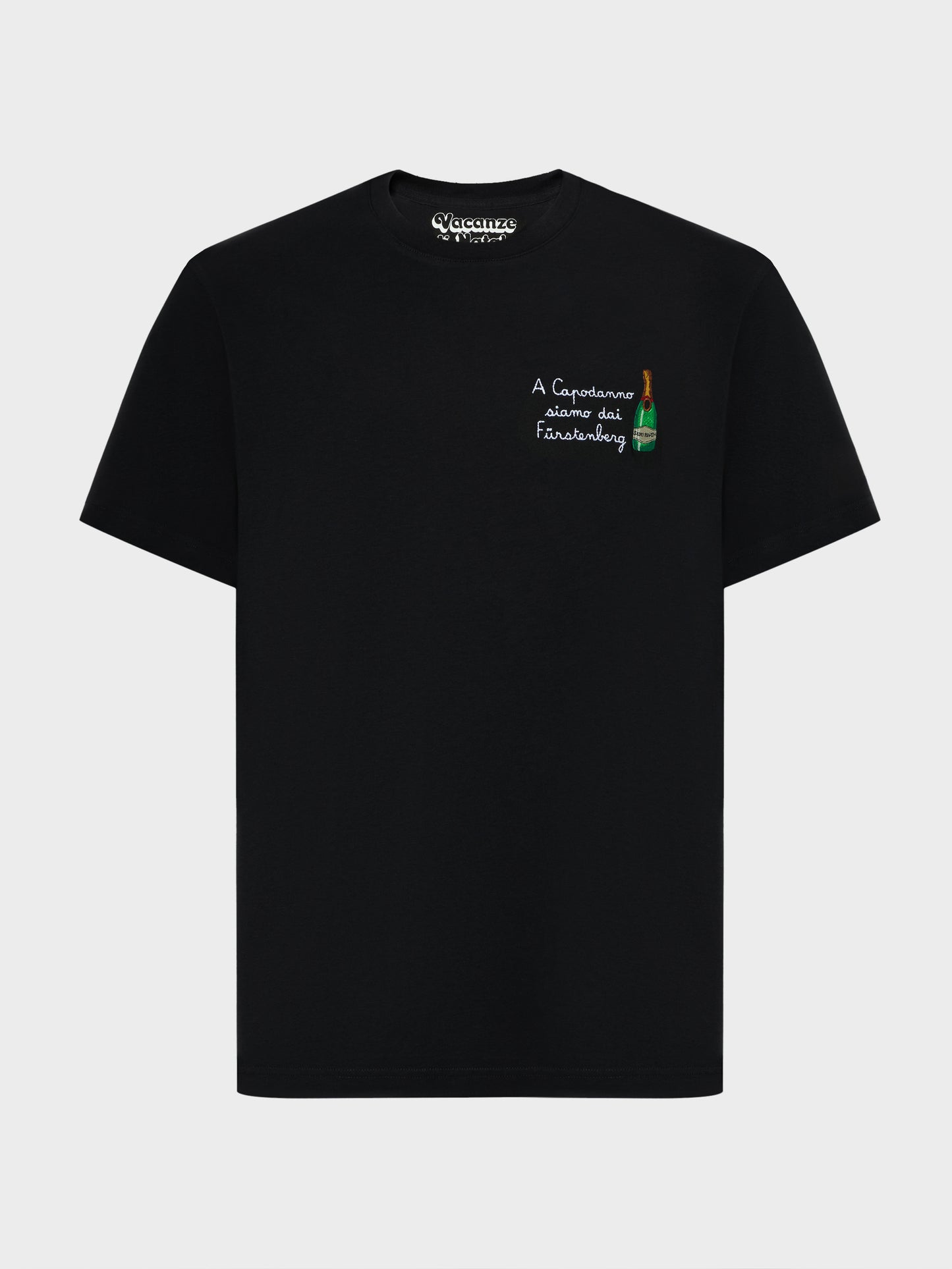 Winter cotton t-shirt Arnott Warm with Dai Fürstengberg embroidery | VACANZE DI NATALE SPECIAL EDITION