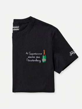 Winter cotton t-shirt Arnott Warm with Dai Fürstengberg embroidery | VACANZE DI NATALE SPECIAL EDITION