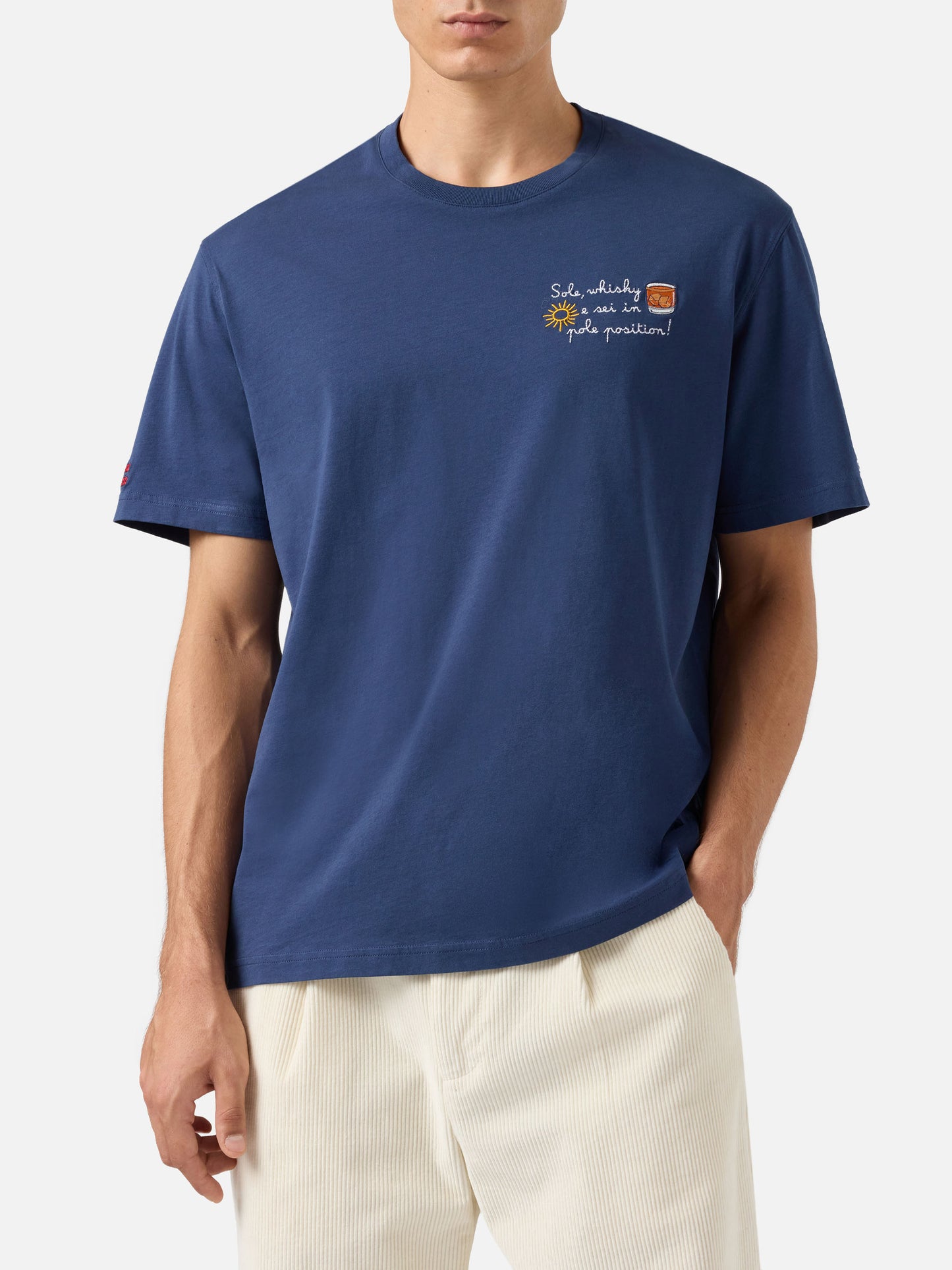 Winter cotton t-shirt Arnott Warm with Sole, wishy e sei in pole position! embroidery | VACANZE DI NATALE SPECIAL EDITION