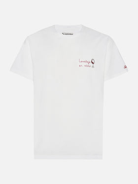 Winter cotton t-shirt Arnott Warm with Levateje er vino embroidery | VACANZE DI NATALE SPECIAL EDITION