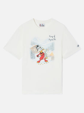 Arnott Camiseta cálida en blanco con estampado Scrooge McDuck King of Après Ski 