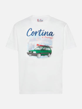 Arnott Warm T-Shirt aus Bio-Baumwolle mit warmem Griff und Panda Cortina-Print