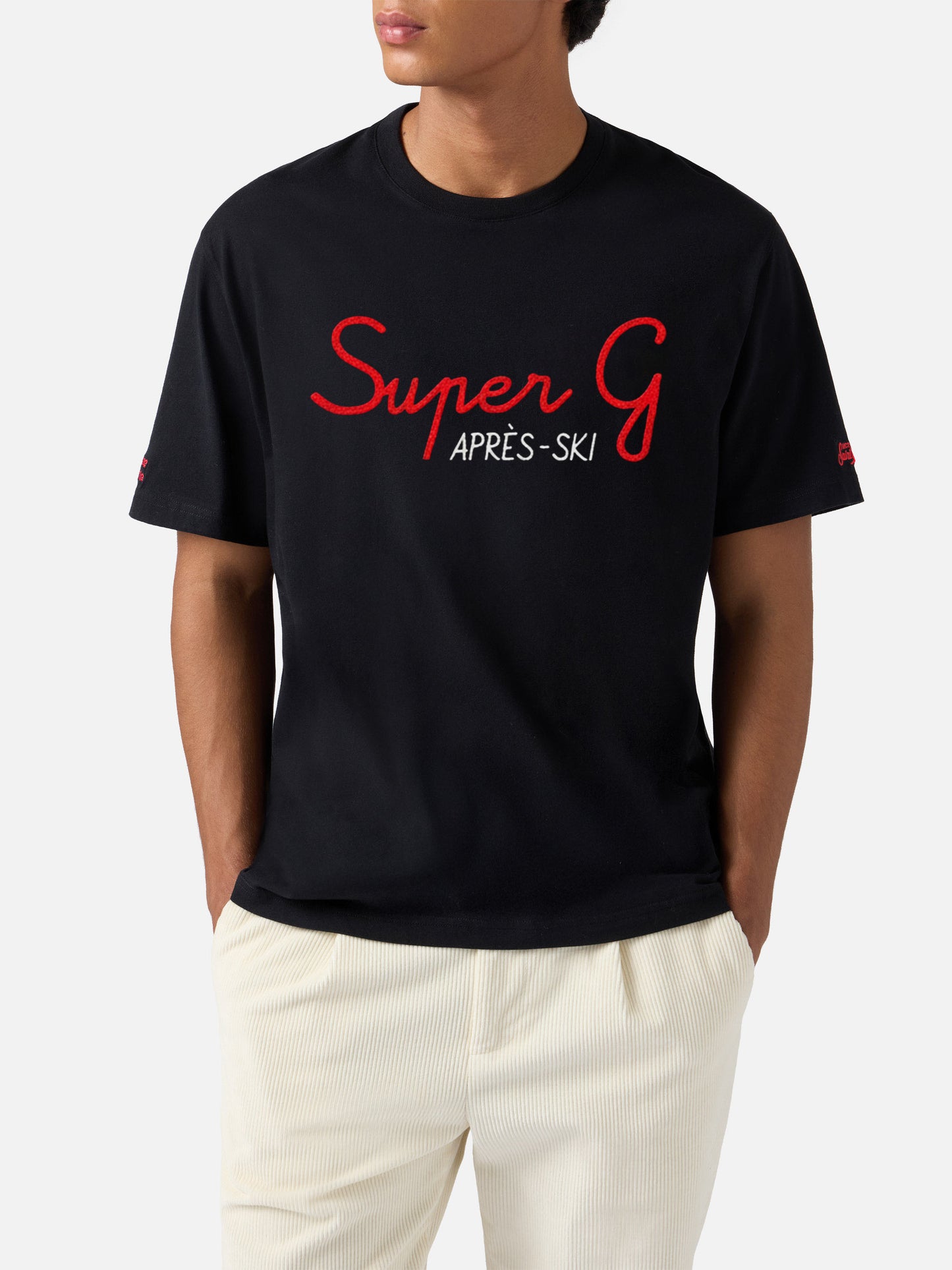 Winter-Baumwoll-T-Shirt Arnott Warm mit Super-G-Stickerei | SUPER G SPECIAL EDITION