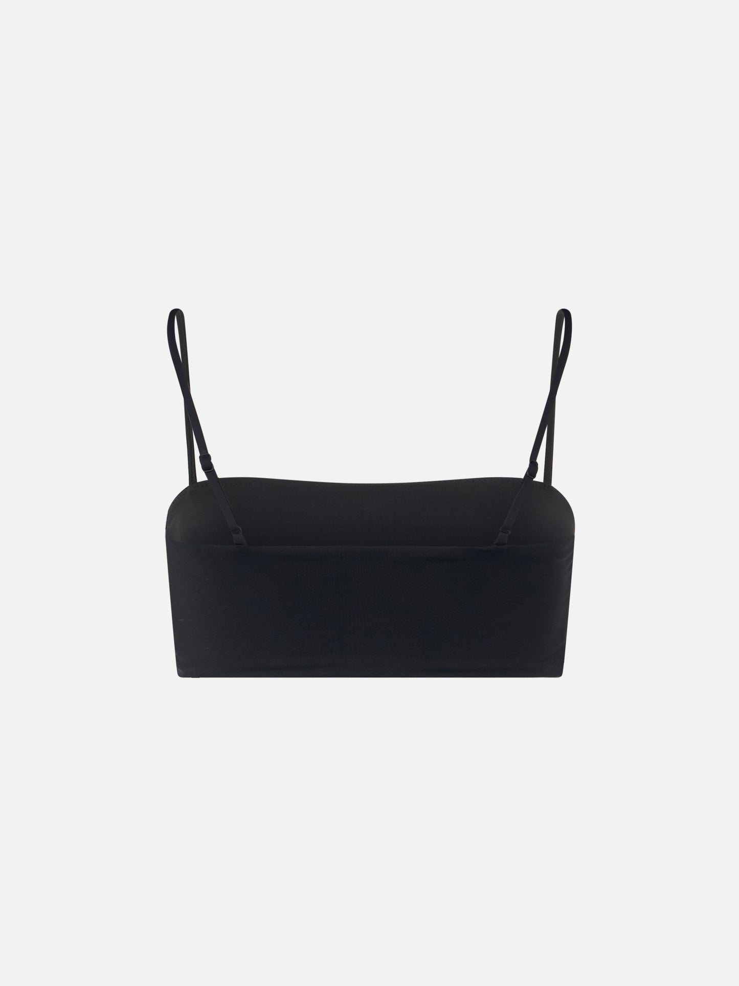Schwarzes Bandeau-Top Athena mit Strasssteinen