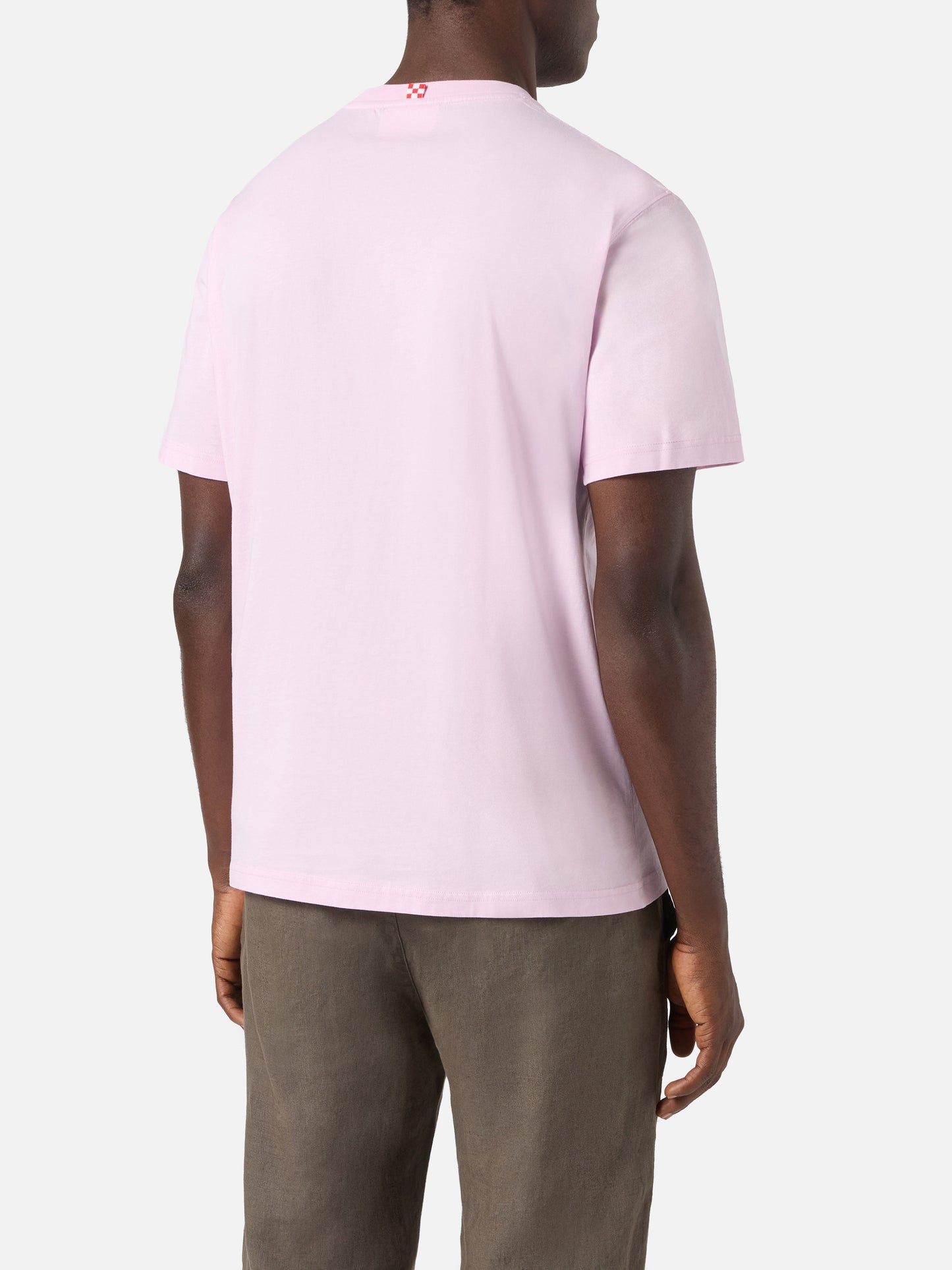 Camiseta Austin rosa con bordado watch y Platona Is The Best 