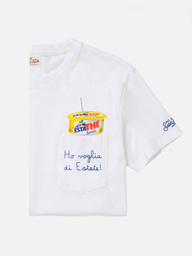 T-shirt Austin in cotone con ricamo Estathé | Special Edition