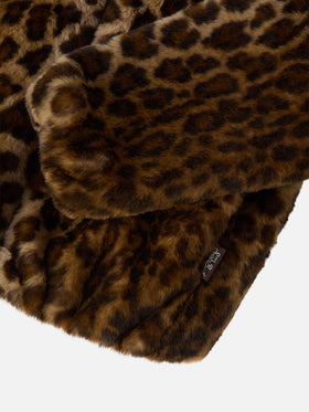 Aveline Kunstpelzjacke mit Leopardenmuster