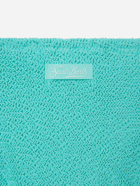 Baker crinkle bikini in water green