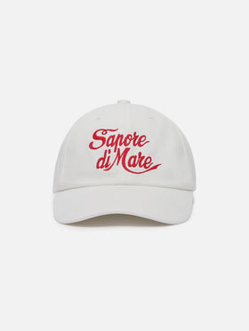 Cappellino da baseball in cotone bianco con ricamo | EDIZIONE SPECIALE SAPORE DI MARE
