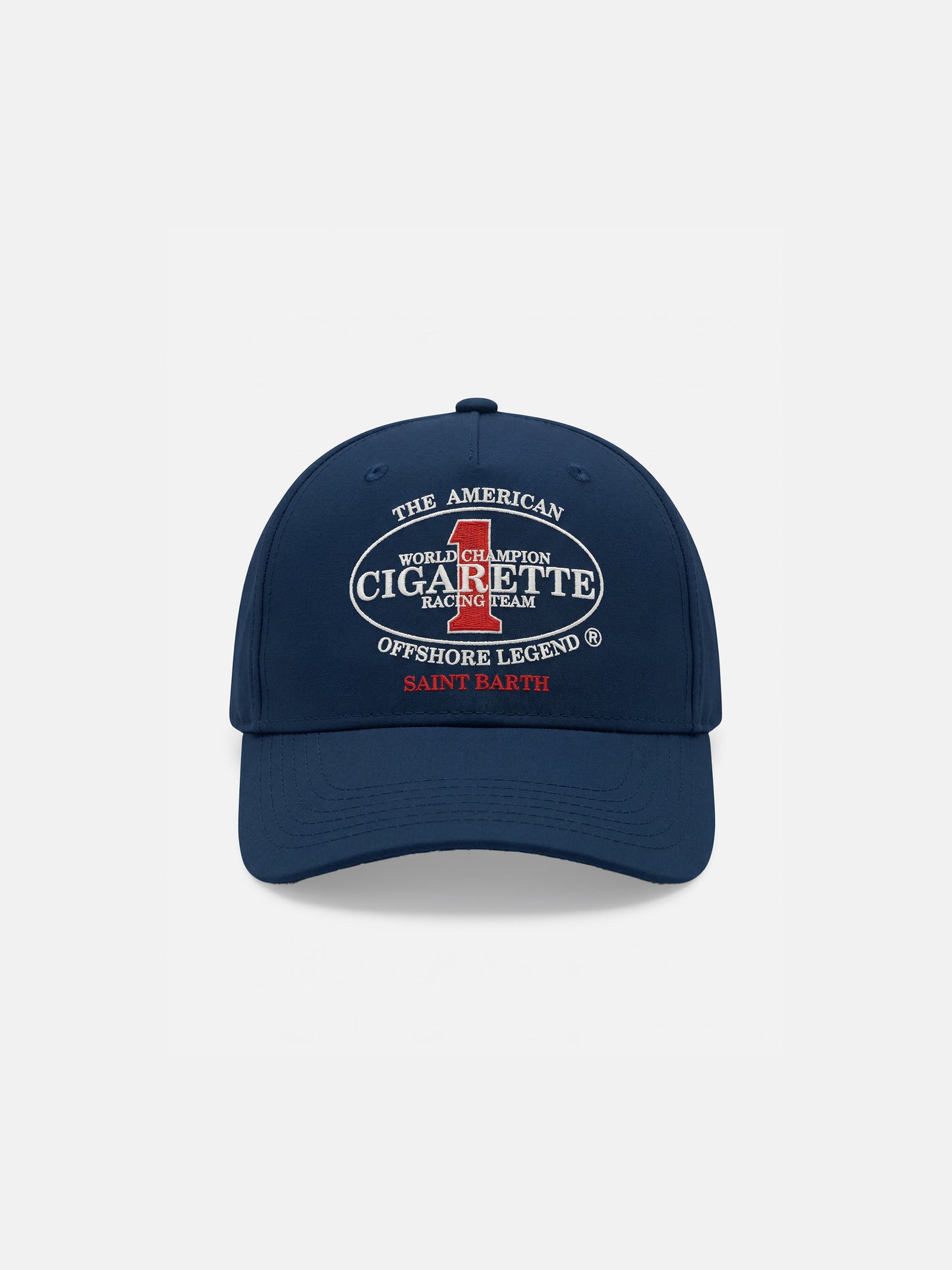 Baseball cap with visor in navy blue with Cigarette embroidery | CIGARETTE SPECIAL EDITION