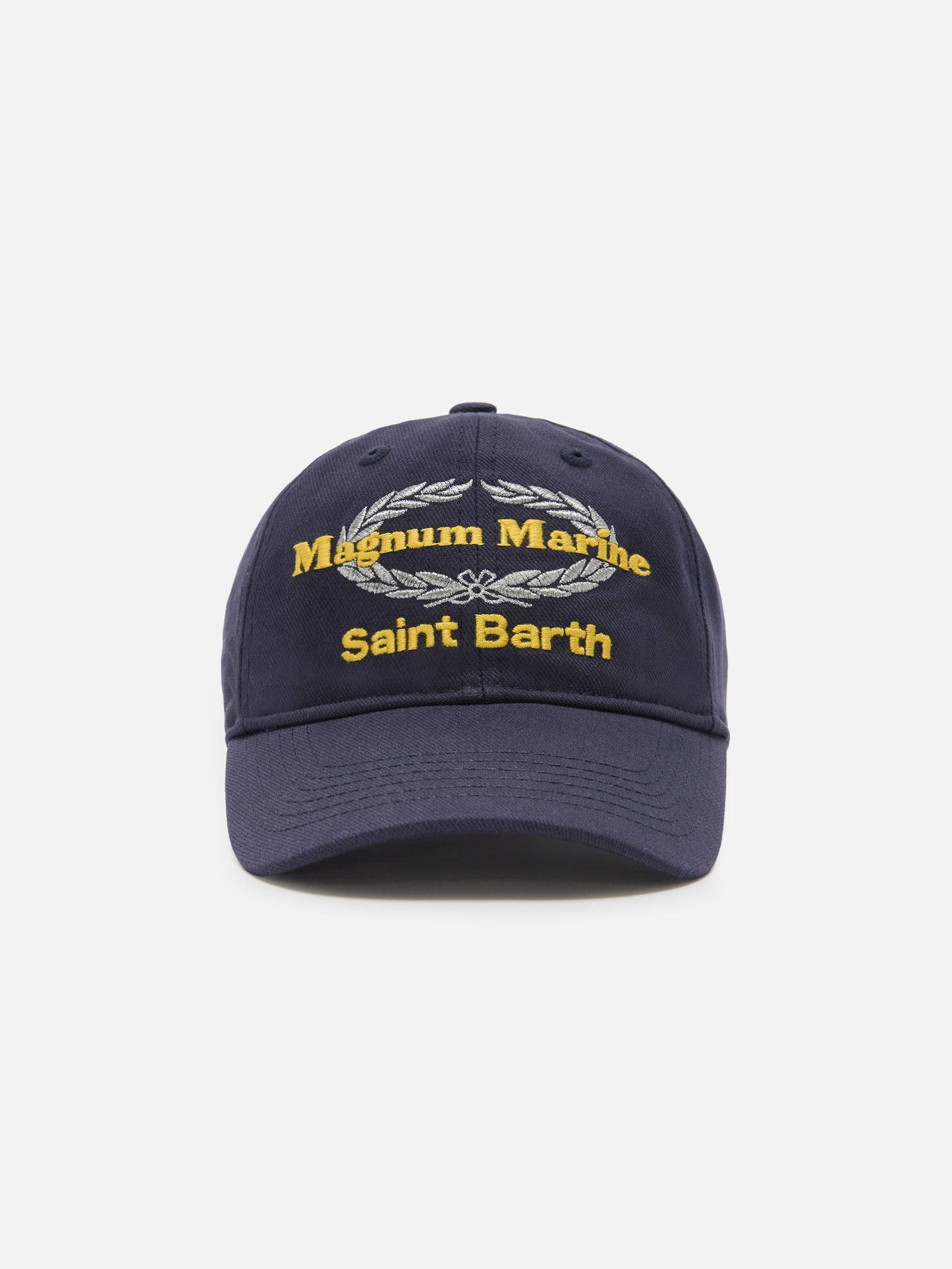 Casquette de baseball avec visière en coton bleu avec broderie | Édition spéciale 