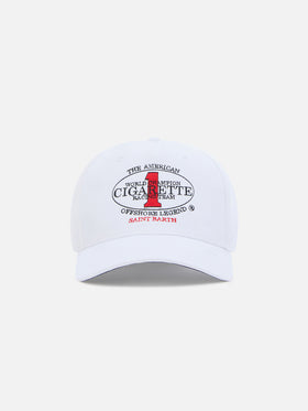 Casquette de baseball à visière blanche avec broderie Cigarette | CIGARETTE SPECIAL EDITION 