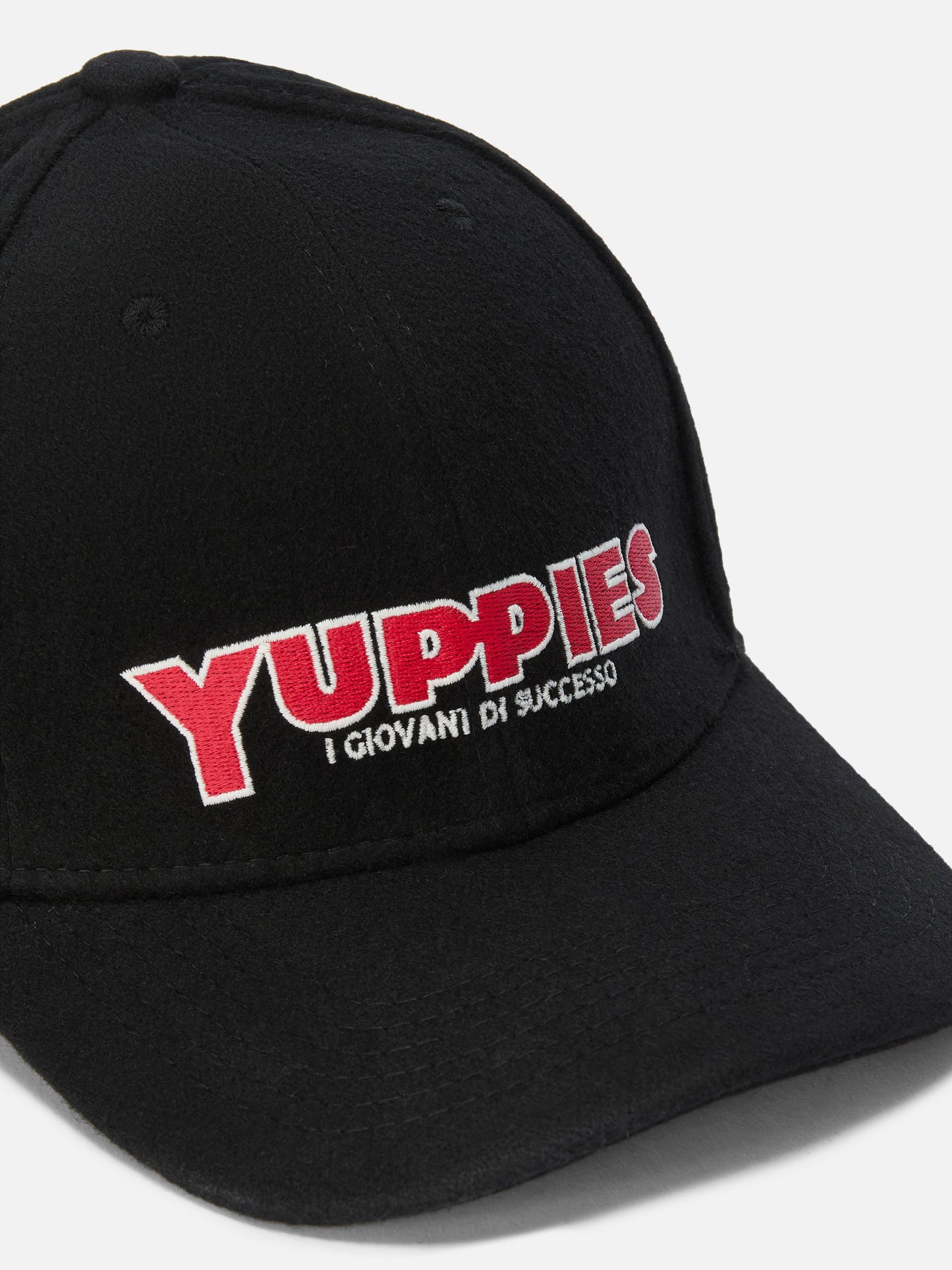 Baseballkappe aus Wollmischung mit Yuppies-Stickerei | YUPPIES SONDEREDITION