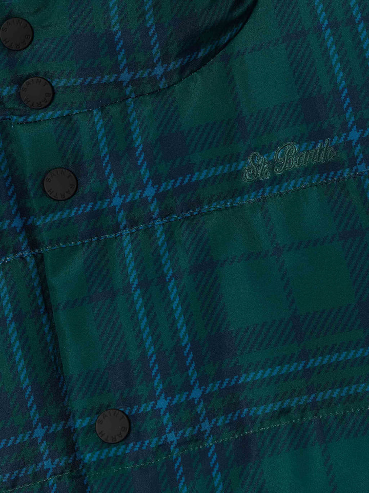Green Baxter jacket with back Snoopy print | Special edition