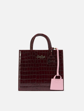 Bag Charm a borsa in pelle rosa
