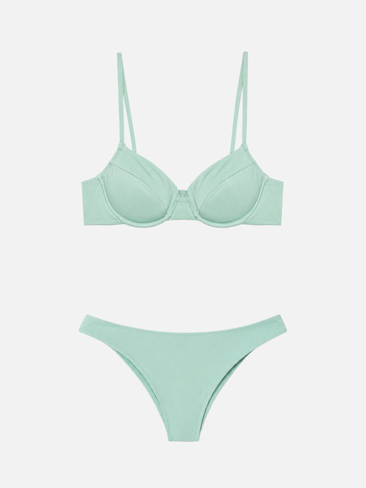 Bea Elise sage underwired bralette bikini