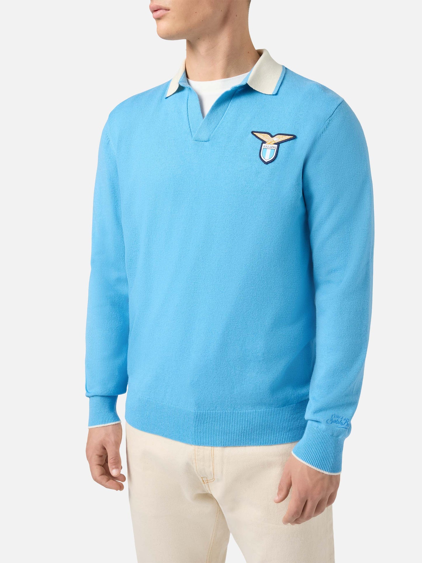 Polo en maille Belmont Light avec patch Lazio | SS LAZIO SPECIAL EDITON 