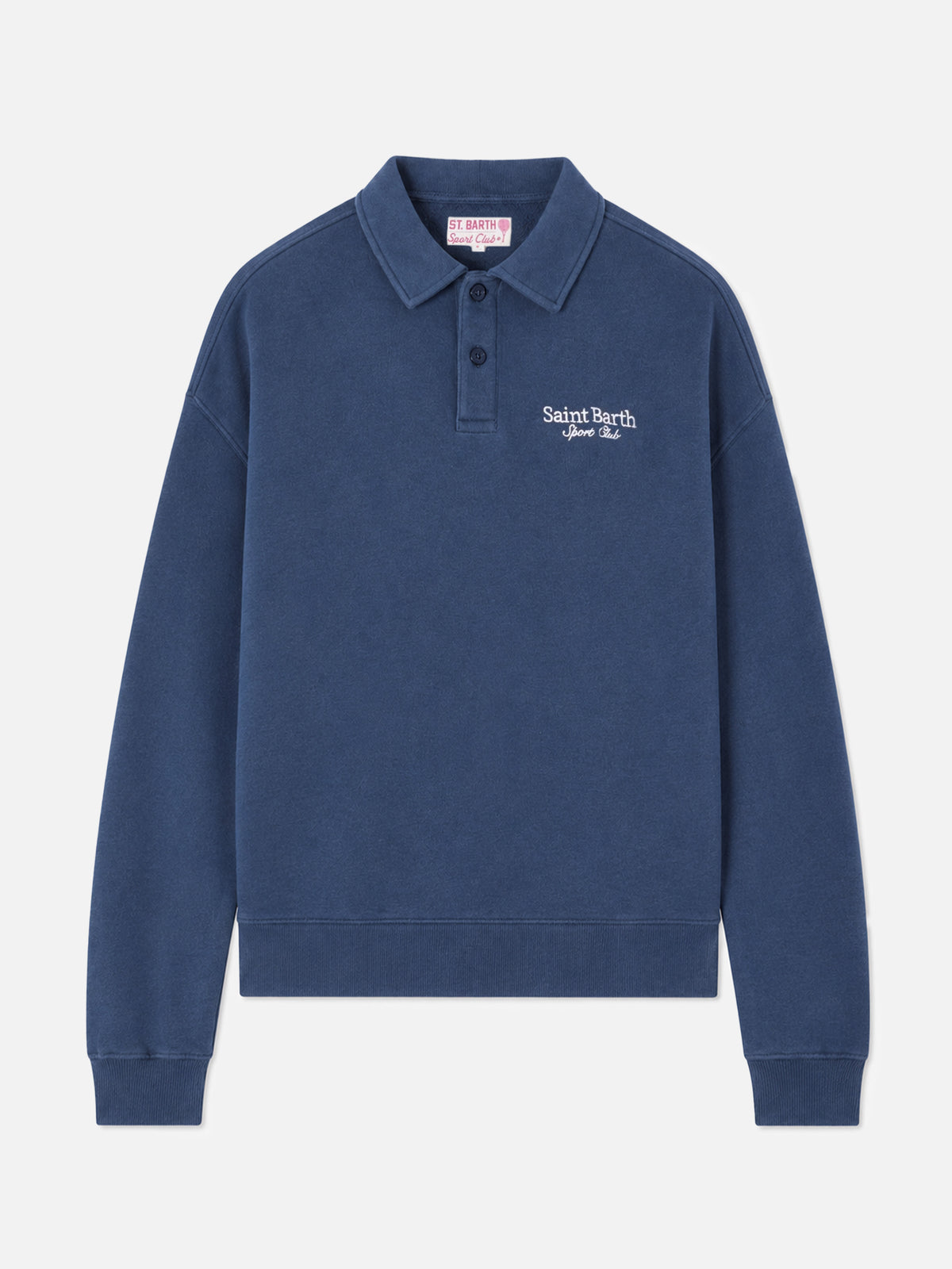 Berenice Sweatshirt in Blau mit Saint Barth Sport Club-Stickerei 