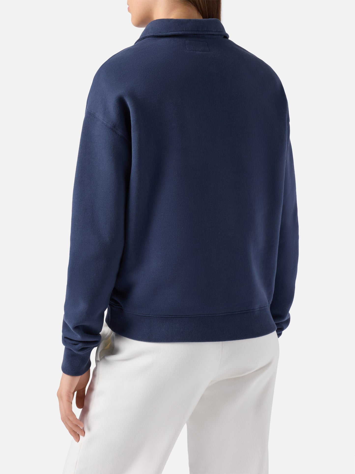Sweat-shirt Berenice bleu avec broderie Saint Barth Sport Club 