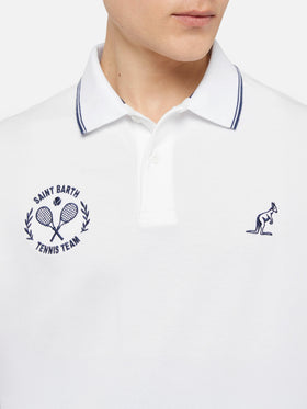 Polo shirt de piqué de algodón blanco Beverly Hills | Special Edition 