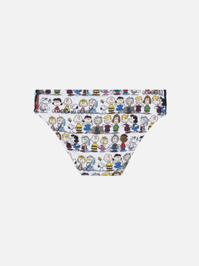 Bade-Slip für Jungen Billy mit Print des Peanuts-Teams | SNOOPY PEANUTS® SPECIAL EDITION 