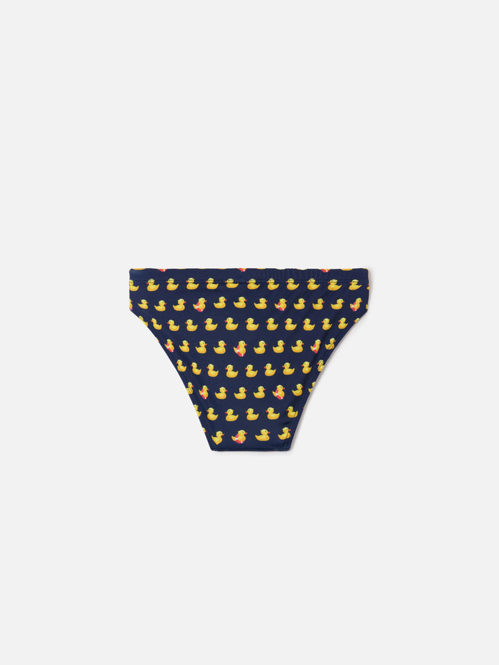 Slip mare Billy con stampa Ducky all-over