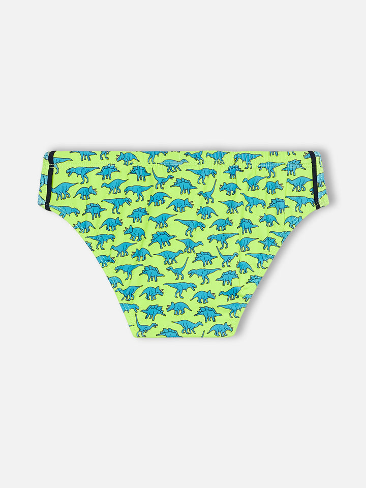 Boy swim briefs Billy with dinosaur print - MC2 Saint Barth
