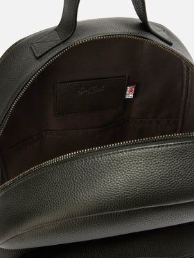 Zaino Backpack in pelle nera
