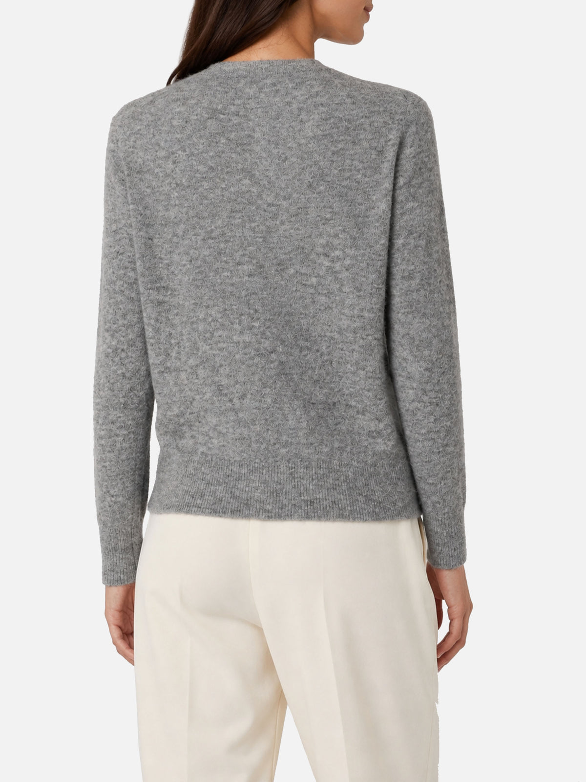 Bellamy graue Strickjacke mit Strasssteinen 