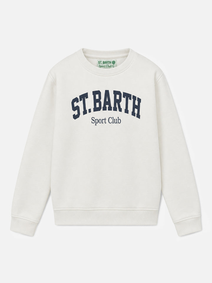 Sweatshirt garçon Bobby avec imprimé St. Barth sport club 